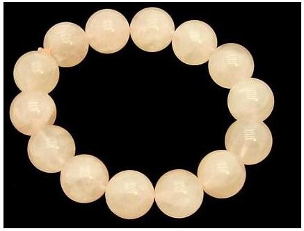 Фън Шуй Гривна Розов Кварц - топчета