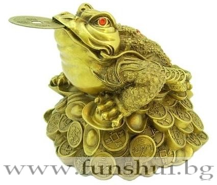 Фън Шуй Трикраката Жаба (Голяма)