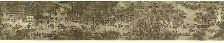 По реката в деня на Задушница - Джан Дзъдуан (1085-1145 година) Along the River During the Qingming Festival