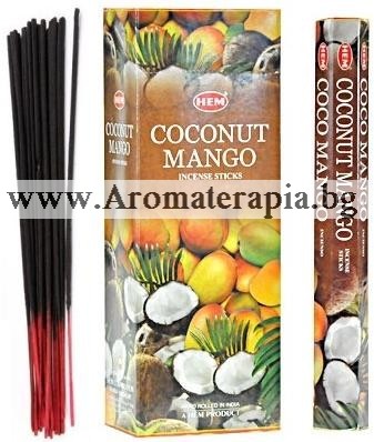 Ароматни Пръчици - Кокосов Орех и Манго (Coconut-Mango) HEM Corporation