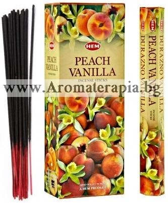 Ароматни Пръчици - Праскова и Ванилия (Peach-Vanilla) HEM Corporation