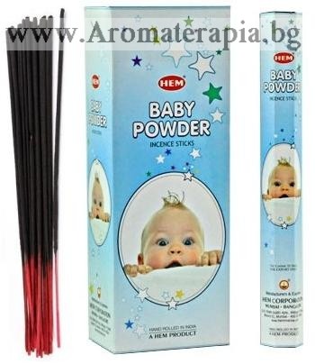 Ароматни Пръчици - Бебешка Пудра (Baby Powder) HEM Corporation