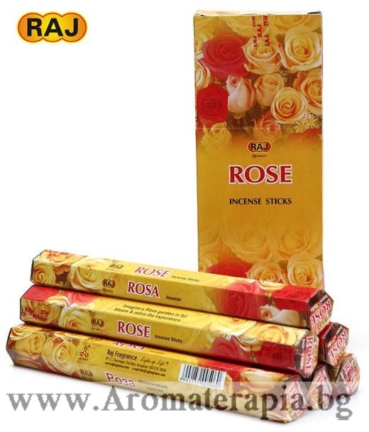 Ароматни Пръчици - Роза (Rose) Raj Fragrance
