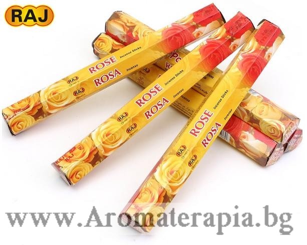 Ароматни Пръчици - Роза (Rose) Raj Fragrance