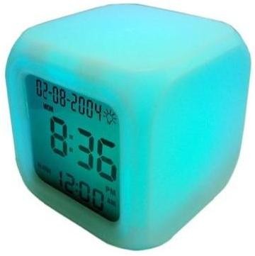 Разноцветен Светещ LED часовник