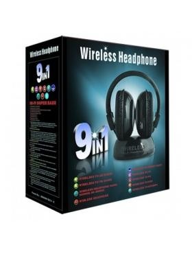 Безжични Слушалки 9-в-1 HI-FI Мултимедиен Комплект