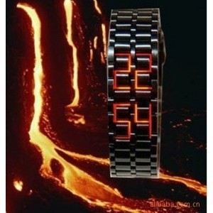 Атрактивен Iron LED часовник - Lava Samurai