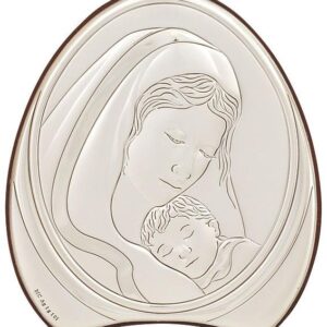Икона света Богородица с Младенеца (Сребро) Argenteria